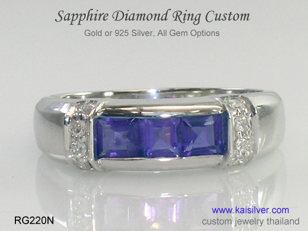 sapphire wedding band for men