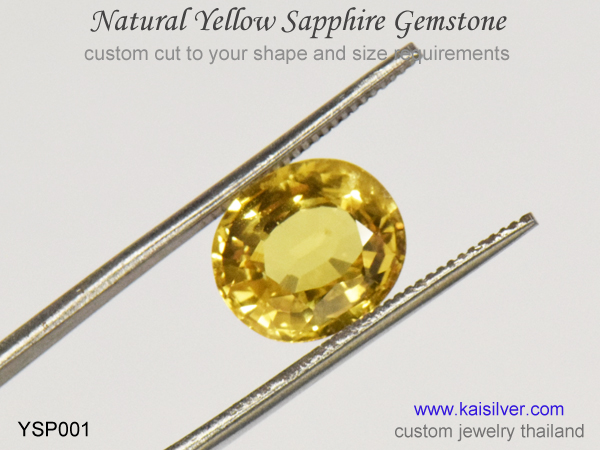 yellow sapphire for mens rings